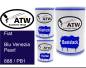 Preview: Fiat, Blu Venezia Pearl, 888 / PB1: 500ml Lackdose + 500ml Klarlack + 250ml Härter - Set, von ATW Autoteile West.